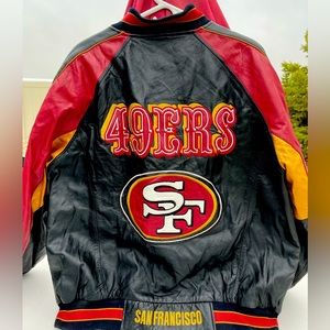 49ers Leather jacket (XXL)
